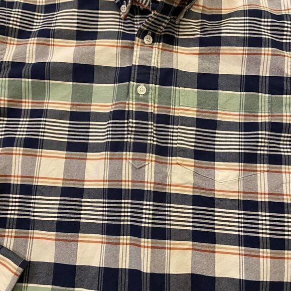 Brooks Brothers Men's Blue Plaid Dress Shirt Small - Picture 2 of 6